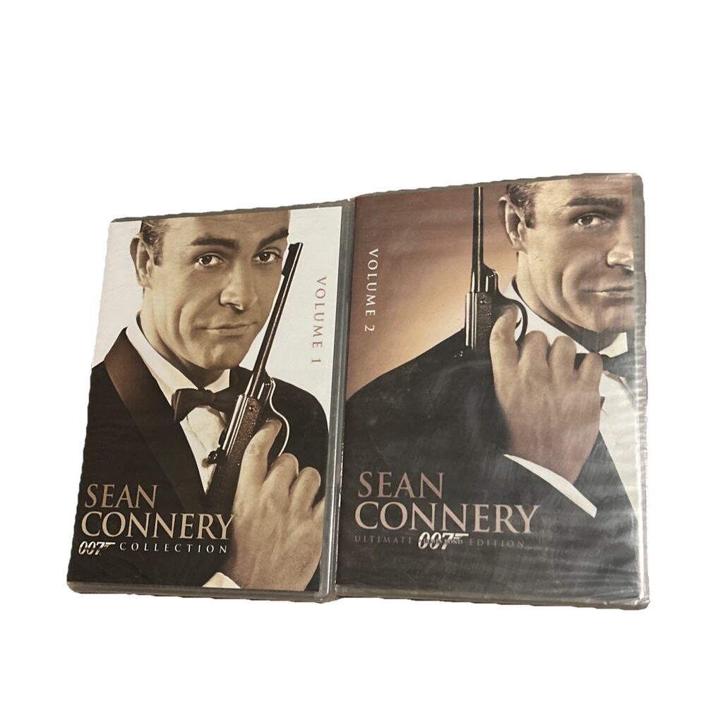 James Bond 007 Spy Espionage Sean Connery Collection Volume 1 and 2 (DVD) NEW